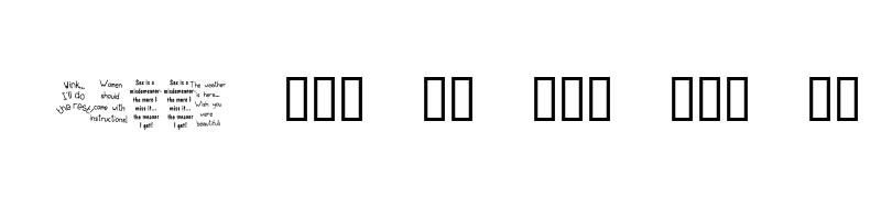 font preview of KR Bad Boyz Regular