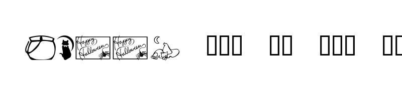 font preview of KR Boo City Regular