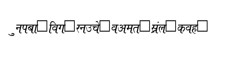 font preview of Kruti Dev 652 Normal