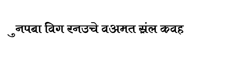 font preview of Kruti Dev 680 Normal