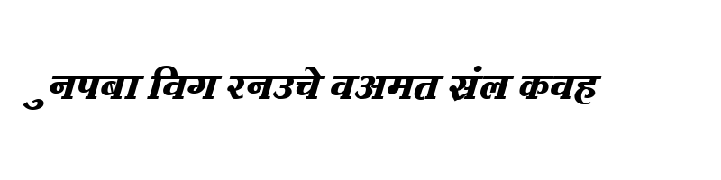 font preview of Kruti Dev 732 Normal
