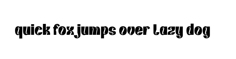 font preview of Kunhety otf