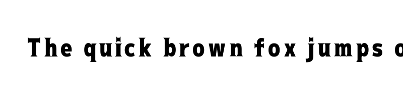 font preview of kurobara gothic black