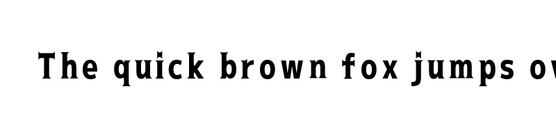 font preview of kurobara gothic heavy