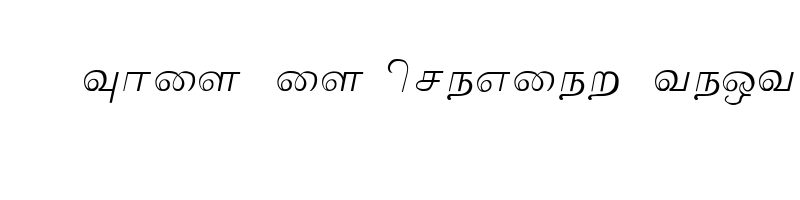 font preview of Lakshmi Regular