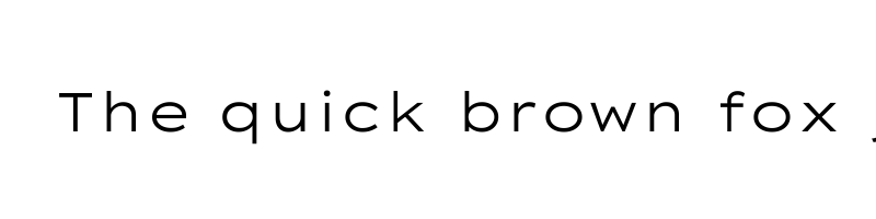 font preview of LexendTera Light
