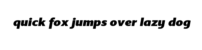 font preview of LTStreak BlackItalic