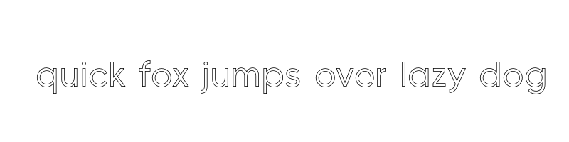 font preview of MADE CARVING Outline Light