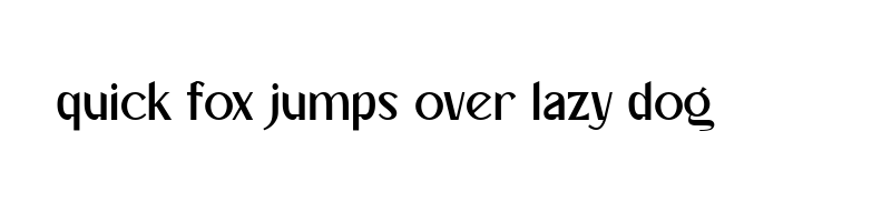 font preview of Mangata Regular