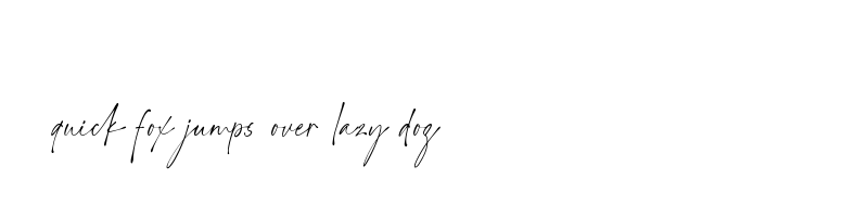 font preview of Manhattan Signature OTF