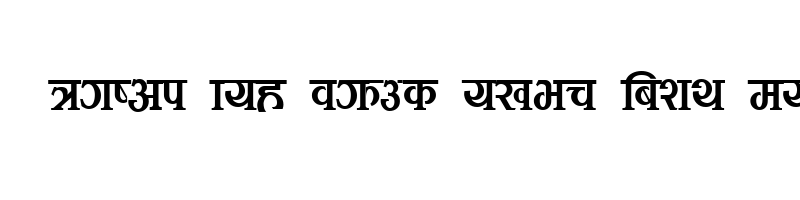 font preview of Meghnaz Regular