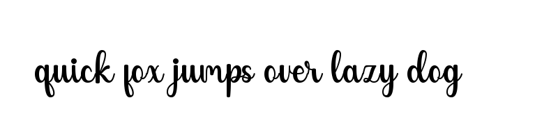 font preview of Melinda