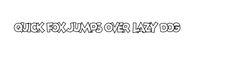 font preview of MickeyMouseLine