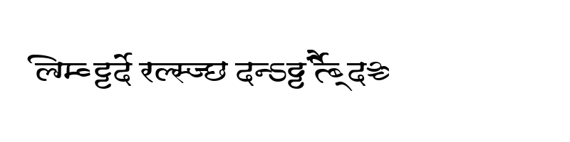 font preview of Millennium Ganesh Normal