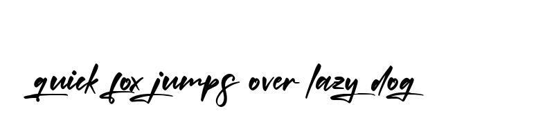 font preview of Miss Gymick