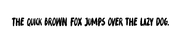 font preview of Mistaken