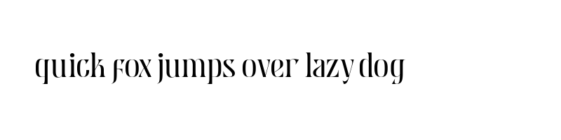 font preview of Mobern Fashion Medium TTF