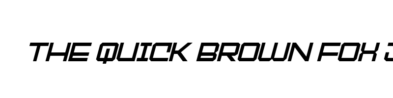 font preview of MOCKEJOE FONT SLANT