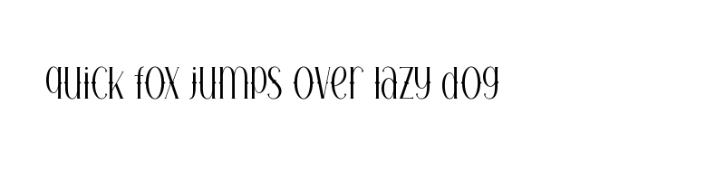font preview of MONALIZED