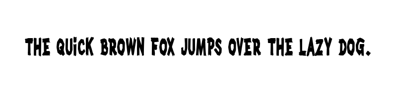 font preview of Mystery Lake