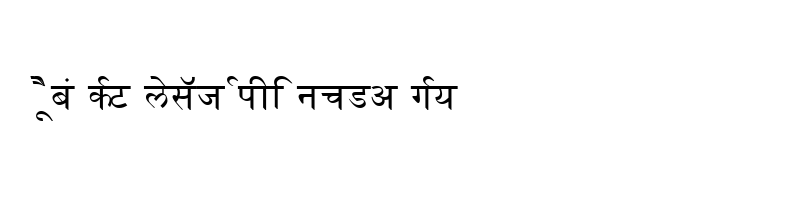 font preview of Naidunia Normal