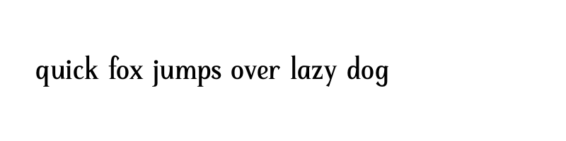 font preview of Naiflost Trasure
