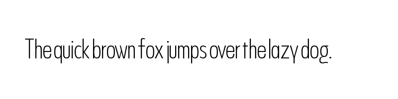 Preview of Never Mind Display Ultra Condensed Extra Light