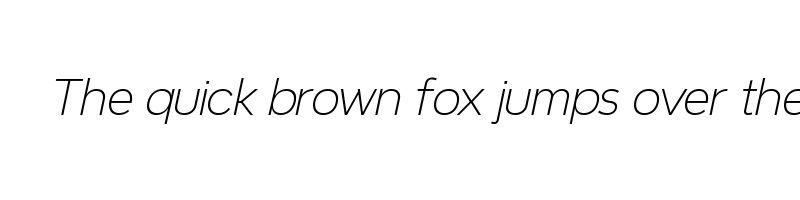 Preview of NeverMind ExtraLightItalic