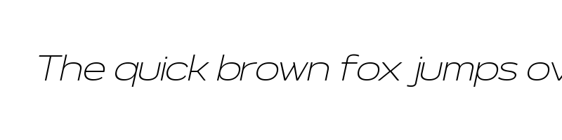 Preview of NeverMindExtended ExtraLightItalic