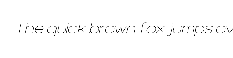 Preview of NeverMindExtended ThinItalic