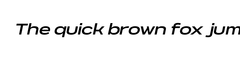 font preview of NeverMindExtraExtended BoldItalic