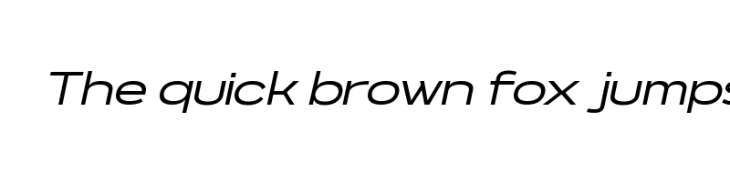 font preview of NeverMindExtraExtended RegularItalic