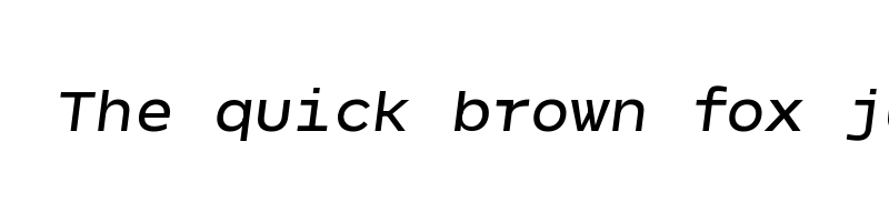 Preview of NeverMindMono Mediumitalic