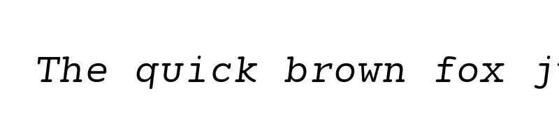 Preview of NeverMindRoundedMono RegularItalic