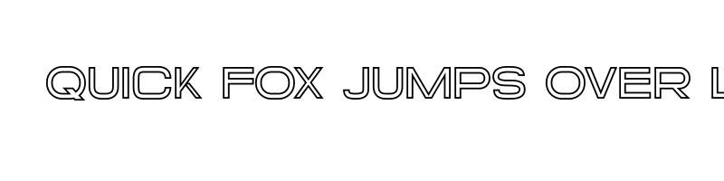 font preview of NewStyle BoldOutline