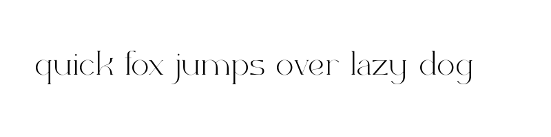 font preview of NICOLE
