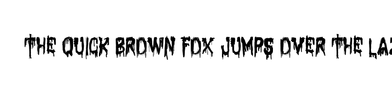font preview of Nightmare in Bolloland