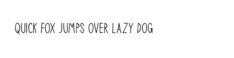 font preview of Nimble Bear OTF