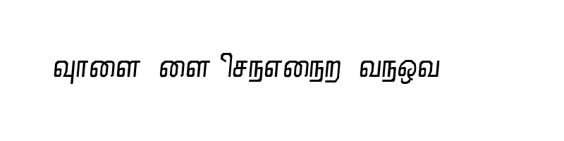 font preview of Nirmala Regular