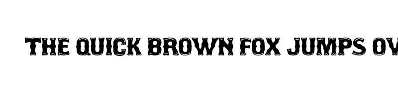 font preview of No Club Lone Wolf