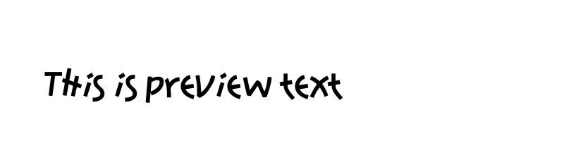 font preview of noid AA Sameer Qamri
