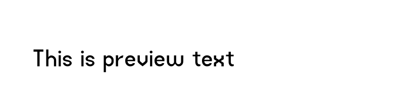 font preview of noid AA Sameer Zikran