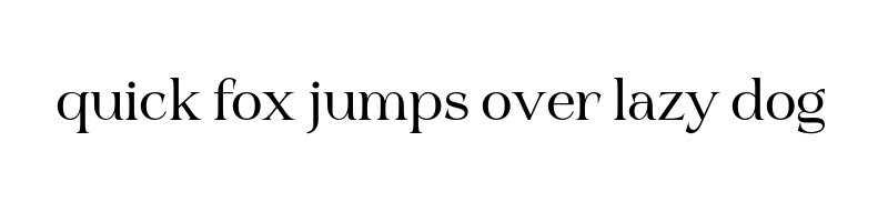 font preview of Nuance Regular