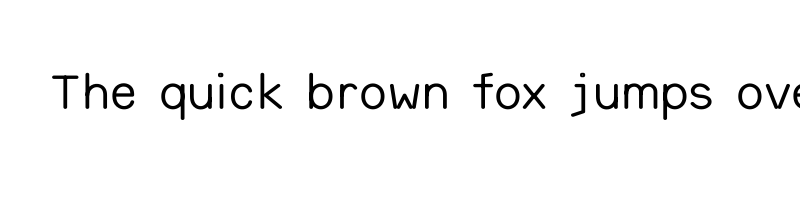 font preview of ocr 75 premetrics