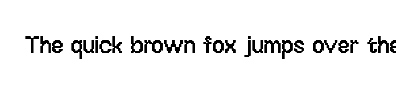 font preview of OffBit 101Bold
