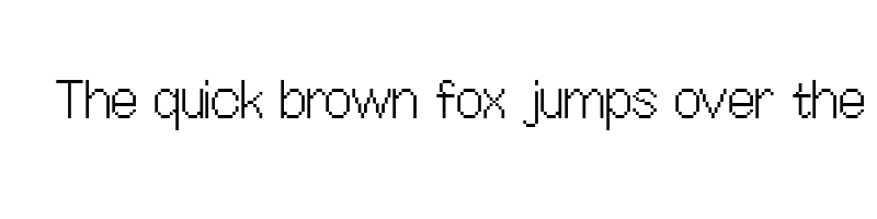 font preview of OffBit Regular