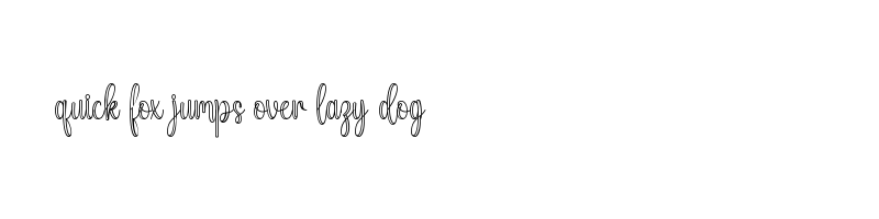font preview of Outline