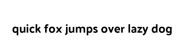font preview of Palanquin Bold