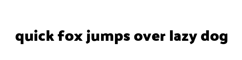 font preview of Palanquin Dark Bold