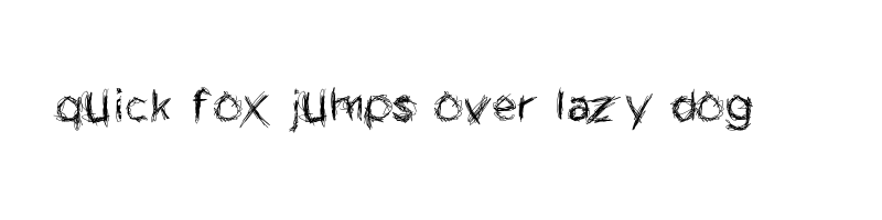 font preview of PANIC